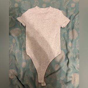 No Boundaries Light Gray Women’s Bodysuit